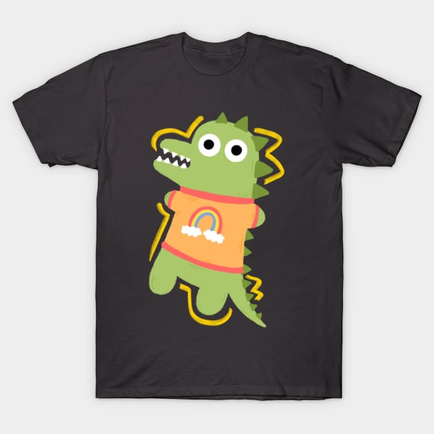 Lil dino T-Shirt by Pseudomona Lisa